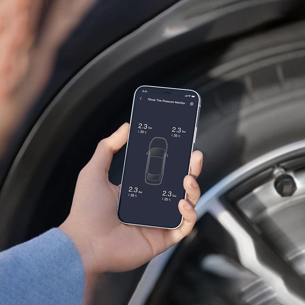 [Bản quốc tế] Cảm biến áp suất lốp van ngoài TPMS T04 dành cho Camera Xiaomi 70Mai M500 - Bảo hành 12 tháng