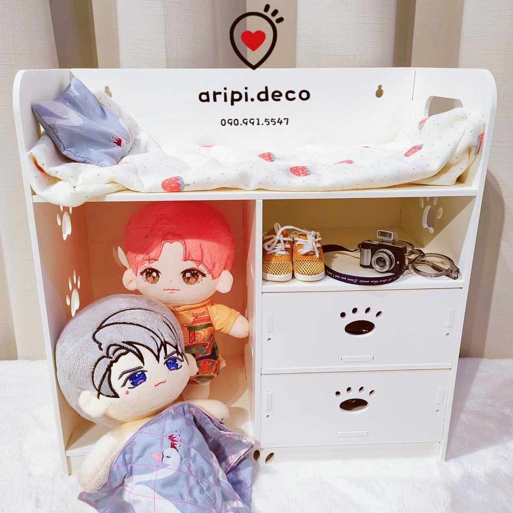 Tủ kệ giường đựng Doll loại đẹp / Đồ dùng cho Doll