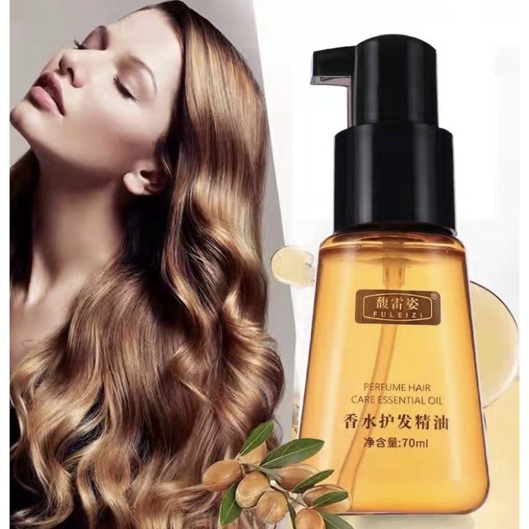 Tinh Dầu Dưỡng Tóc Hương Nước Hoa 70ML PERFUME HAIR CARE ESSENTIAL OIL cho mái tóc suôn mượt vào nếp chống rối