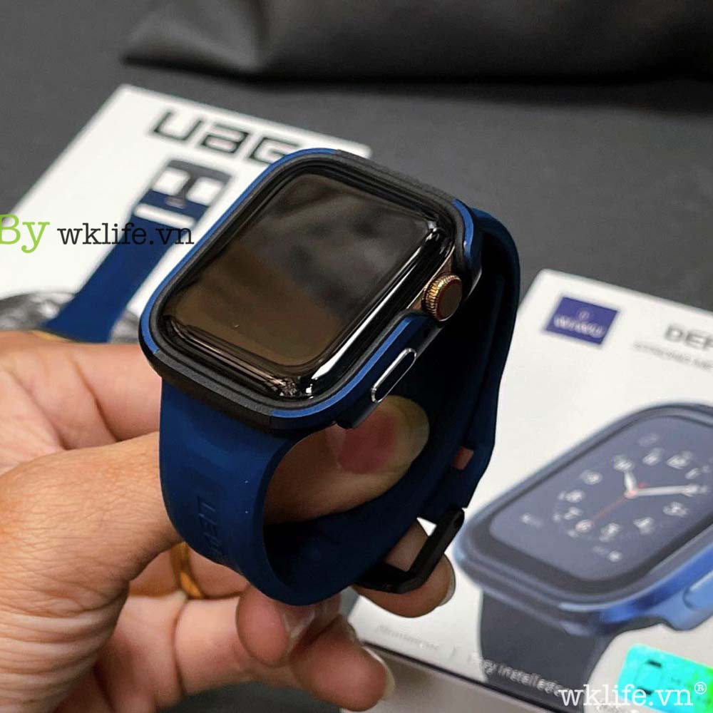 Ốp Viền Apple Watch WiWU Defense Armor Viền Nhôm Size 44mm Apple wacth Seri 4/5/6/SE