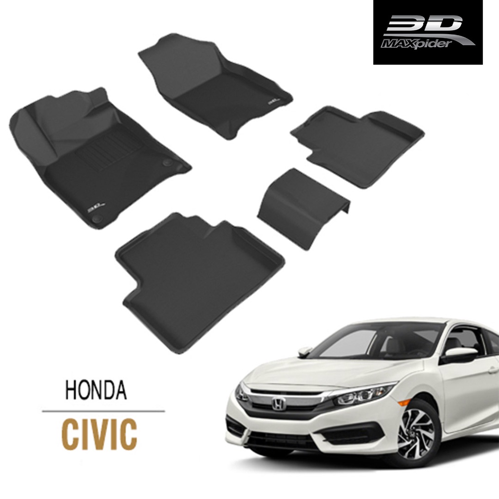 Thảm lót sàn ô tô 3D KAGU Maxpider cho xe Honda Civic 2022+