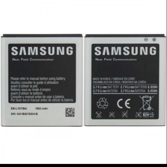 Pin Samsung Galaxy S2 (i9100) dung lượng 1650mAh bảo hành 6 tháng