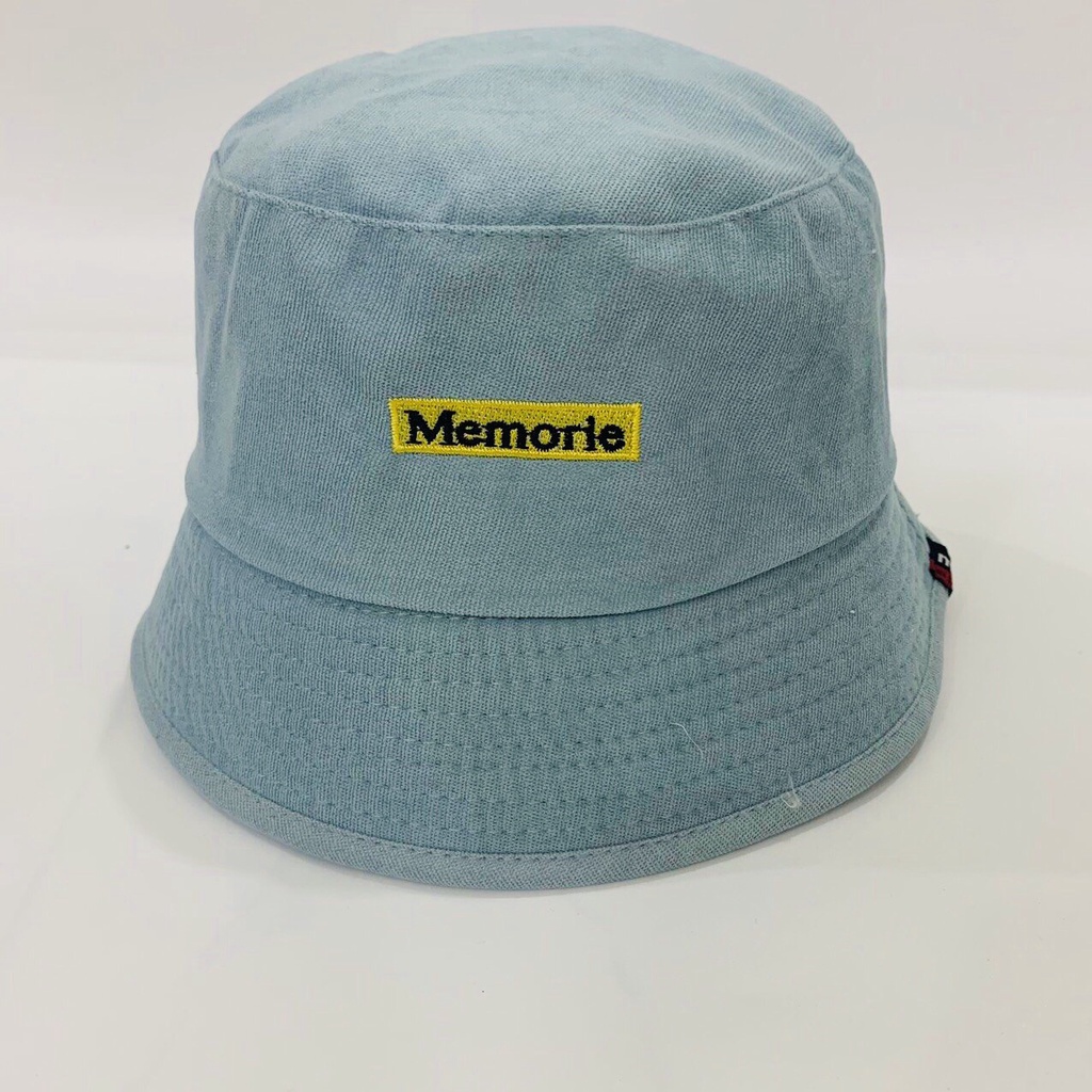 Mũ bucket  ❤️ Nón tai bèo vành cụp thêu chữ MEMORIE nhiều màu sắc form unisex BK01  Ulzzang Thời trang PONIVA siêu hot