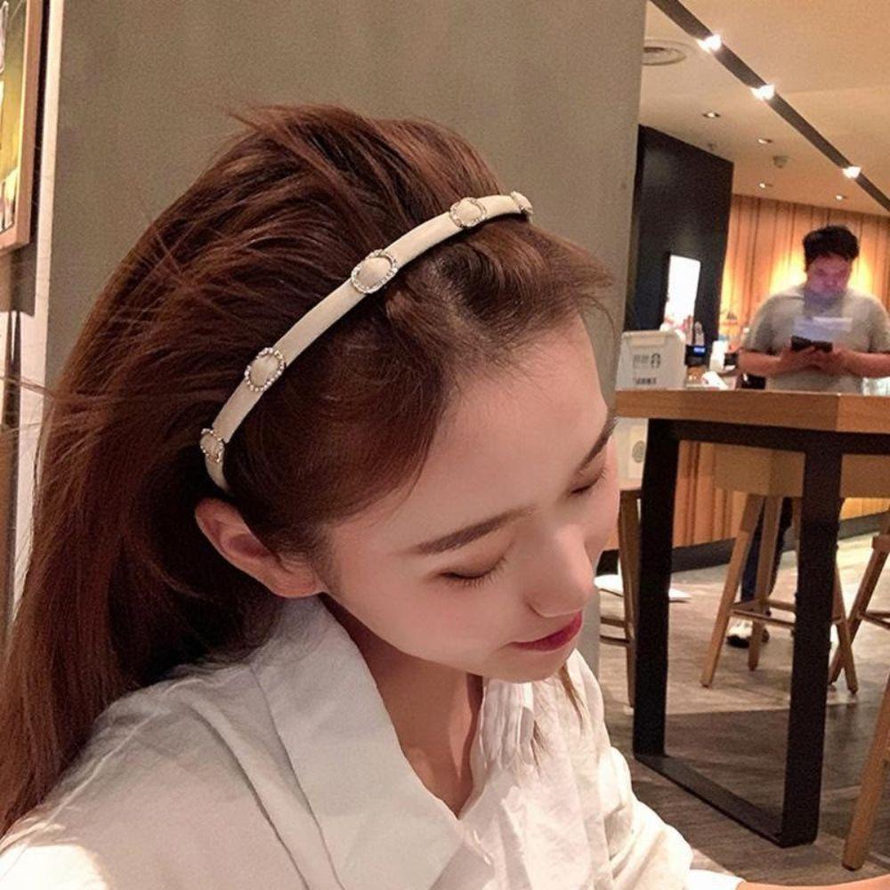 Băng Đô Cài Tóc Bằng Da Phong Cách Retro Cho Nữ