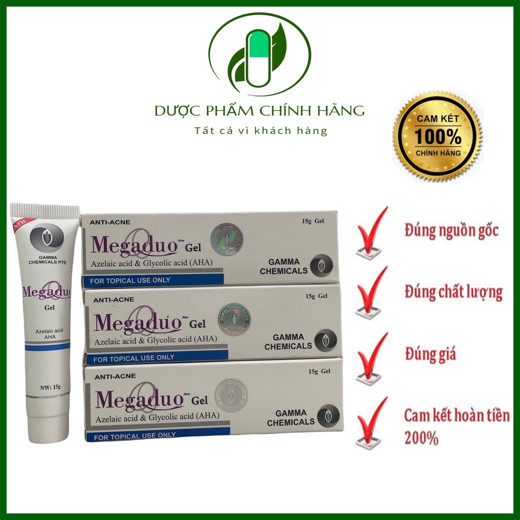 MEGADUO Giảm Mụn, Sáng Da 15g