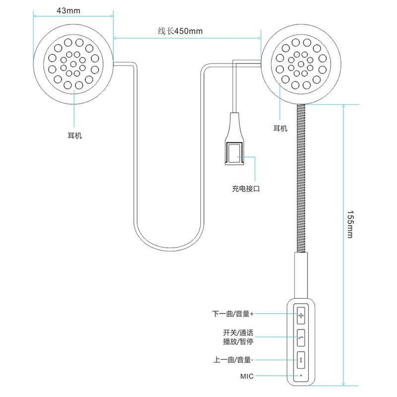 Tai Nghe Bluetooth Bonjible 4 0 Không Dây