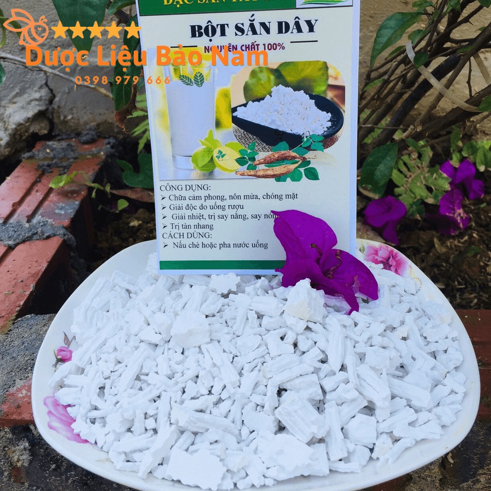 Bột sắn dây nguyên chất nhà làm, đảm bảo sạch sẽ, chất lượng cao