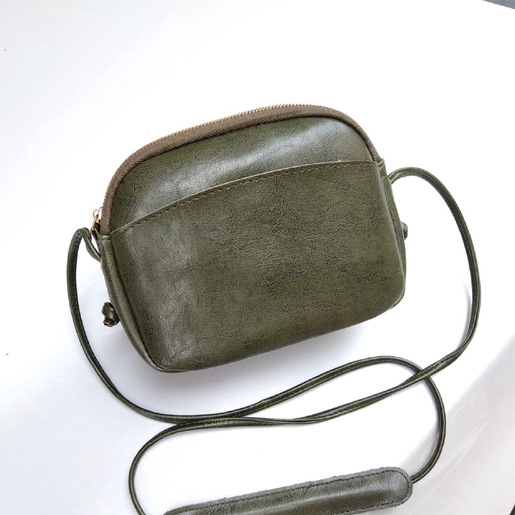 Túi đeo chéo IELGY nhỏ nhắn thiết kế hình vỏ sò thời trang nữ tính