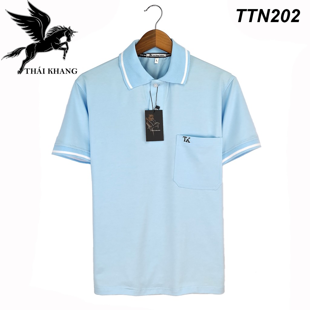 Áo polo nam trung niên cotton mềm do Thái Khang đặt riêng loại áo thun nam có cổ trung niên form rộng ATHUN12 | BigBuy360 - bigbuy360.vn