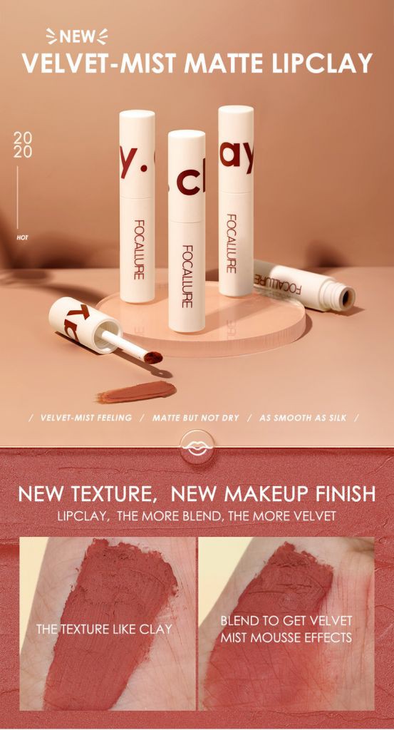 [Hàng mới về] Son môi Focallure màu nhung lì chống thấm nước lâu trôi có thể dùng cho má | BigBuy360 - bigbuy360.vn