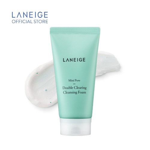 Sữa Rửa Mặt Làm Sạch Sâu Lỗ Chân Lông Laneige Mini Pore Double Clearing Cleansing Foam 150ml