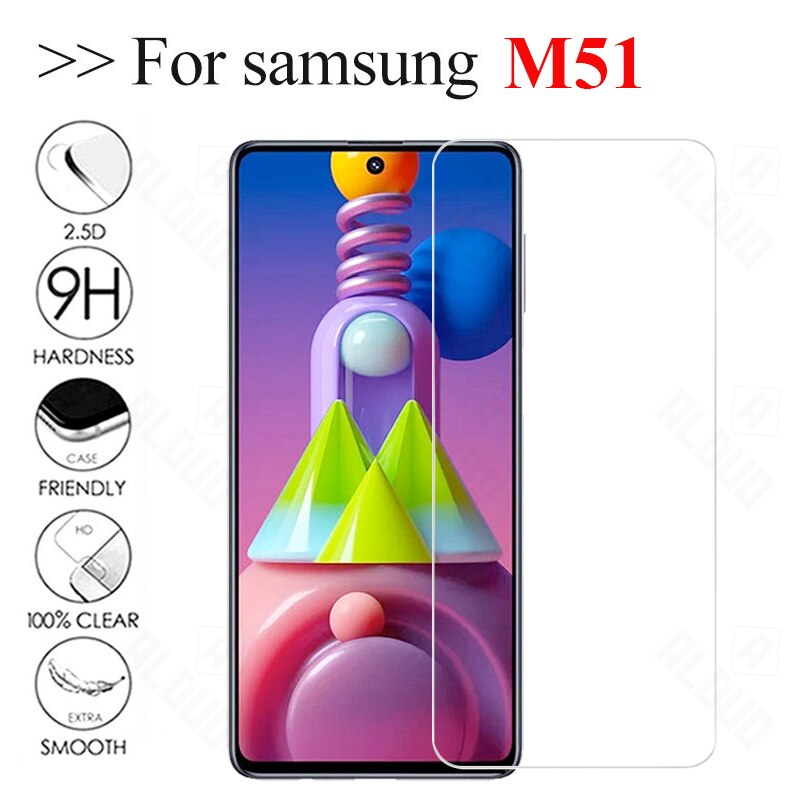 Kính cường lực bảo vệ màn hình 2 trong 1 cao cấp cho Samsung Galaxy M51