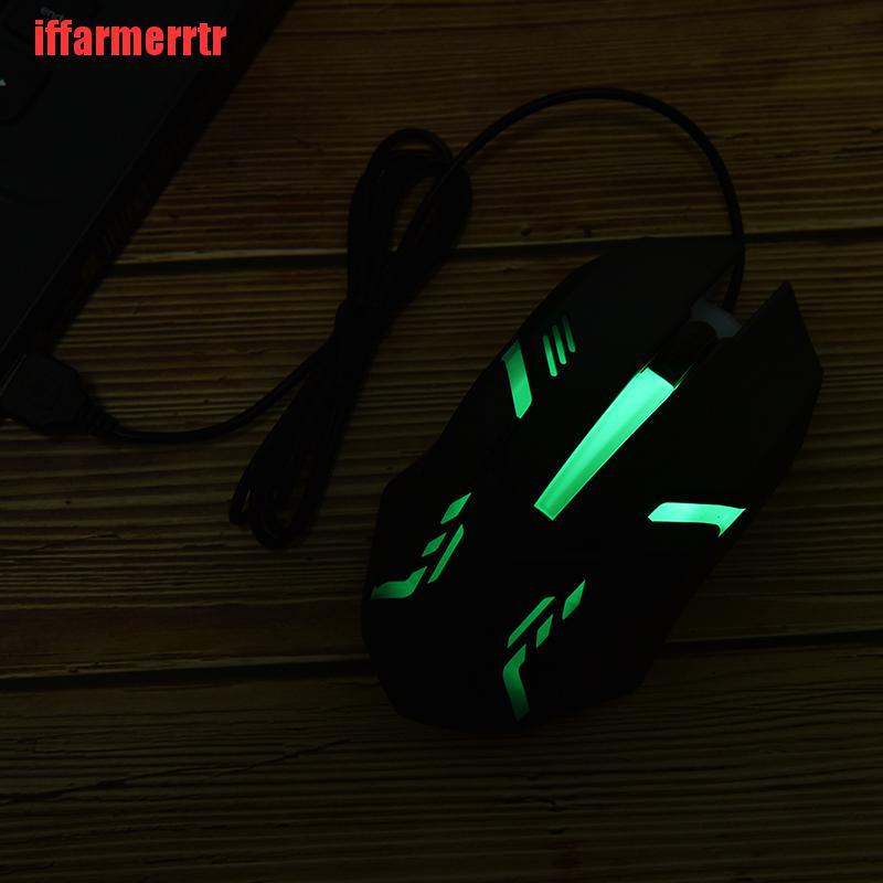 {iffarmerrtr}Wired Gaming Mouse Gamer Optical USB Computer Mouse Mice for PC Laptop Mouse LKZ