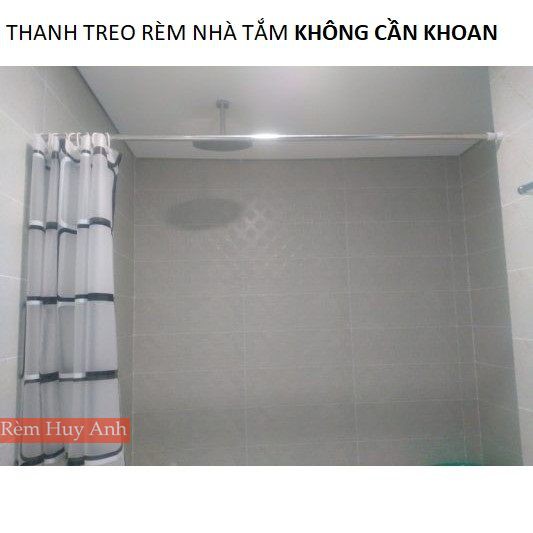 Thanh treo rèm không cần khoan tường: 70-120cm, 110-200cm