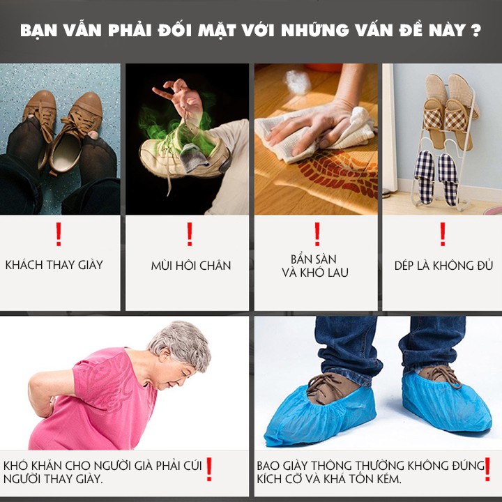 Máy bọc giày chống bẩn đi trong nhà