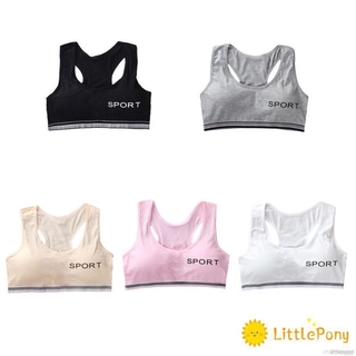 Áo lót thể thao chất liệu cotton mềm mại cho bé gái