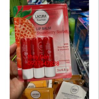 Son dưỡng môi mềm ko màu Lacura