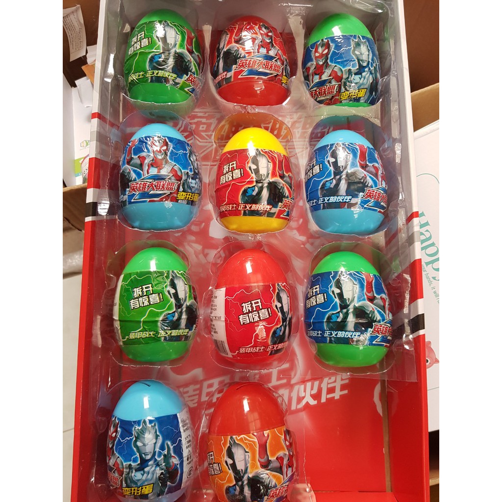 Đồ chơi trứng bất ngờ biến hình siêu anh hùng (1 cái, giao ngẫu nhiên) quà tặng cho bé trẻ em
