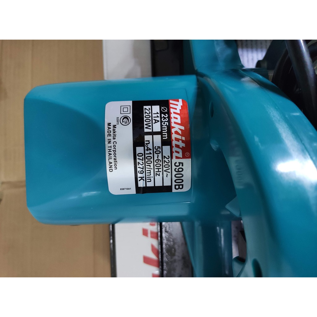 Máy cưa đĩa Makita 5900B, 2200W,  235mm, Made in Thái lan, dây đồng chịu nhiệt, kèm 1 lưỡi cưa.