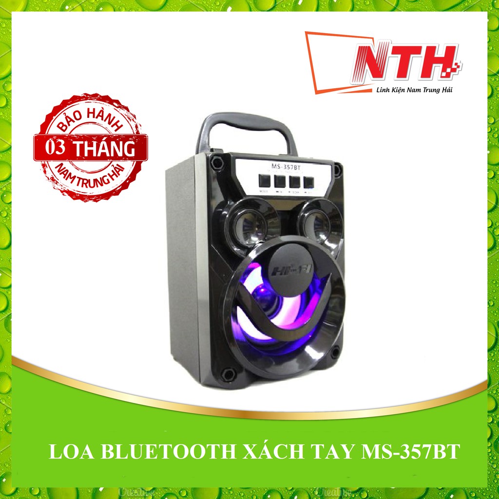 [Mã ELHACE giảm 4% đơn 300K] LOA BLUETOOTH XÁCH TAY MS-357BT