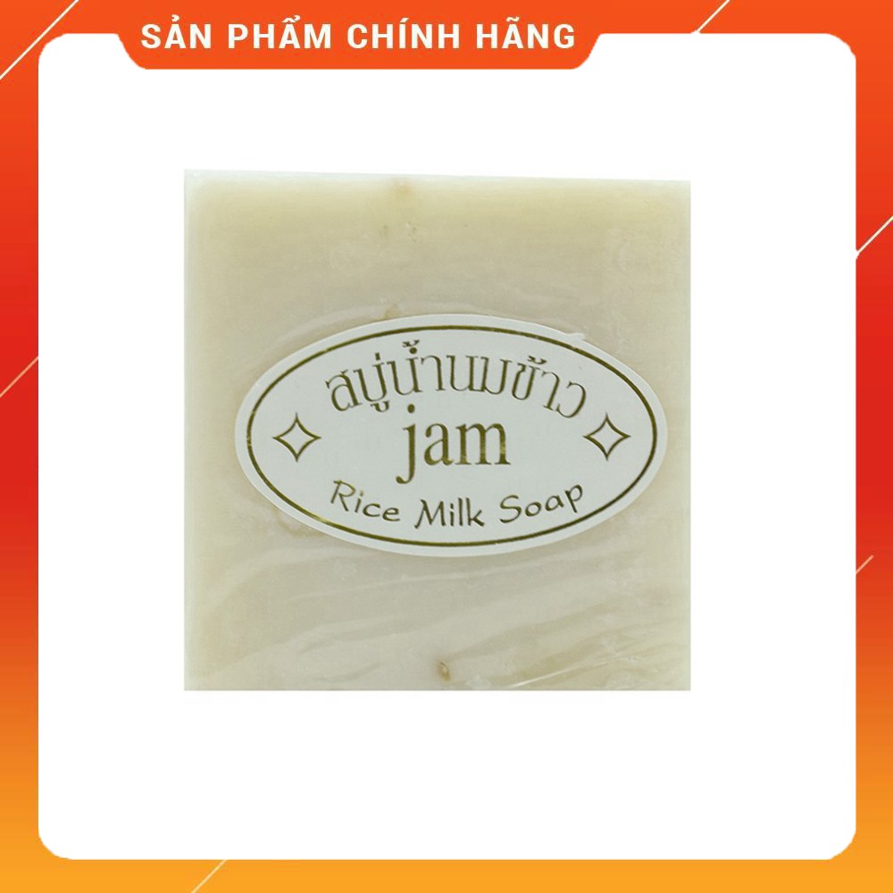 [Mã 1512FMCGSALE1 giảm 10% đơn 250K] Xà phòngTrắng Da Jame Rice Milk Soap Cám Gạo của Thái Lan