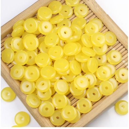 100 Hạt Xỏ Bằng Acrylic Dùng Làm Trang Sức Thủ Công