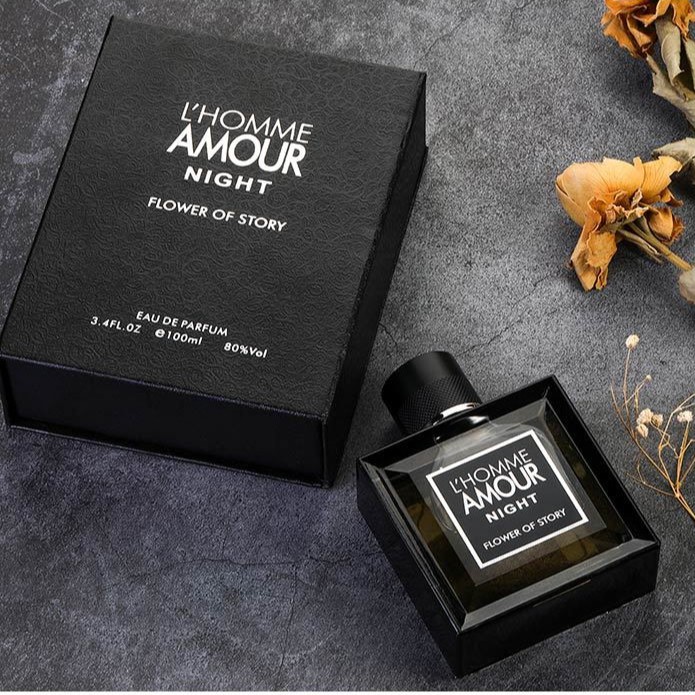 Nước Hoa Nam Amour Night Hộp Đen Dung Tích 100ml Hương Thơm Hào Sảng