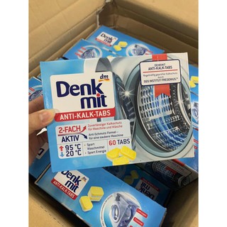 VIÊN TẨY VỆ SINH LỒNG MÁY GIẶT DENKMIT 60 VIÊN (HÀNG NỘI ĐỊA ĐỨC)