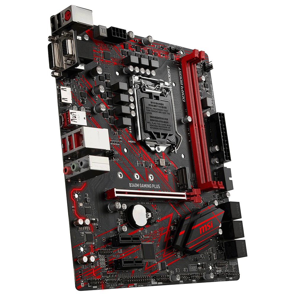 Bo mạch chủ MSI B360M GAMING PLUS chính hãng