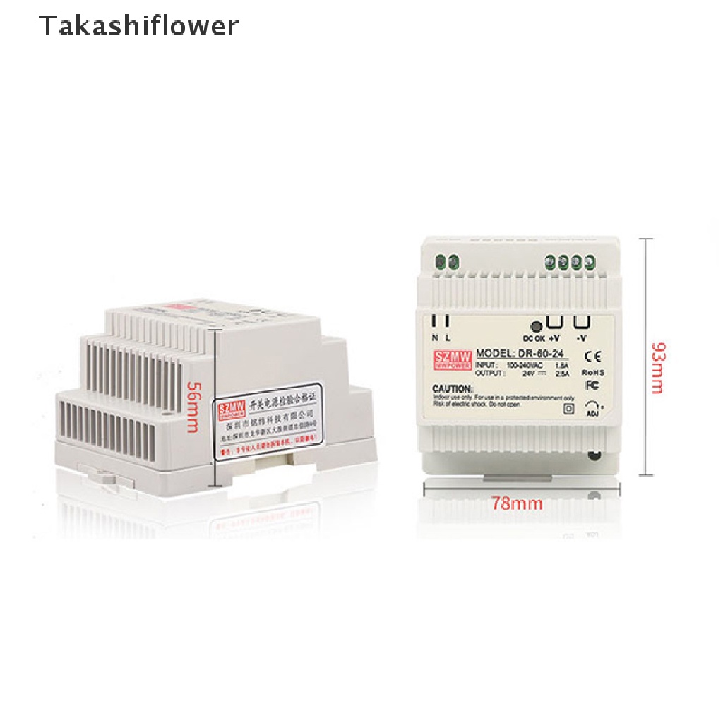 Nguồn Cấp Điện DR-60 5V 12V 15V 18V 24V Din