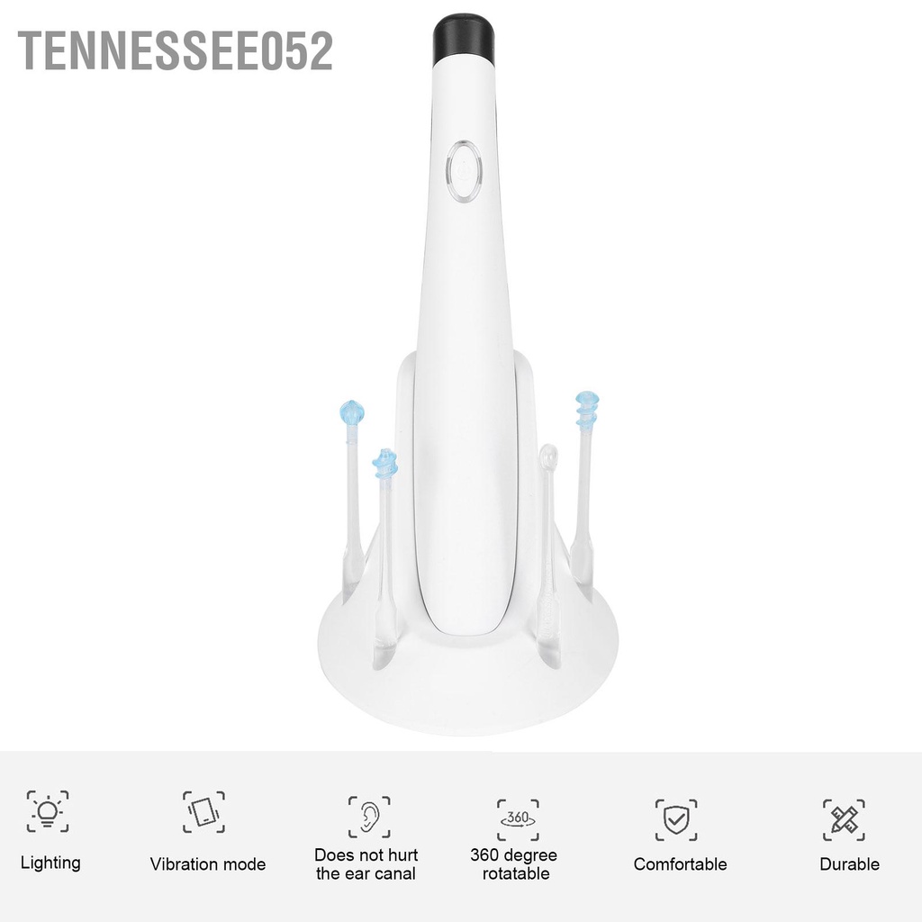 Bộ Dụng Cụ Lấy Ráy Tai Bằng Điện Có Đèn Kèm Phụ Kiện Cho Bé