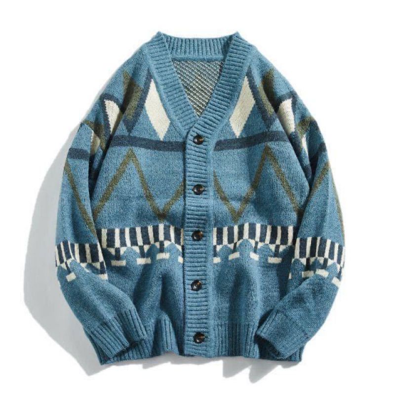 Áo len Cardigan vintage nam nữ