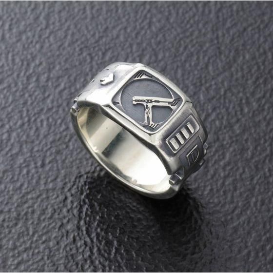 Nhẫn Bạc s925 Họa Tiết Kamen Rider King Cá Tính Dành Cho Học Sinh
