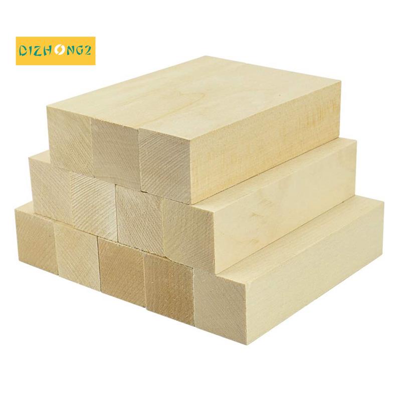 Whittling Và Khắc Khối Gỗ Chưa Hoàn Thành Khối Gỗ Basswood Khắc Bộ Gỗ Mềm Để Khắc Người Mới Bắt Đầu