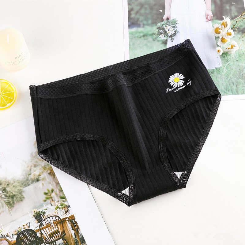 Quần Lót Cotton In Hình Hoa Cúc Xinh Xắn Cho Nữ | BigBuy360 - bigbuy360.vn