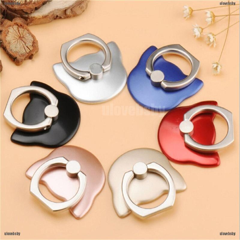 【ulovebsby】Cat Holder Animal 360° Ring Stand Finger Bracket For Smart Phone M