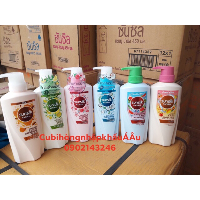 Dầu gội Sunsilk Xoài và Dưa hấu Thái 450ML