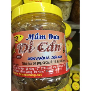 { HỦ 800GRAM} MẮM DƯA DÌ CẨN- ĐẶC SẢN ĐÀ NẴNG, DƯA GIÒN, MẮM THƠM NGỌT VỊ CÁ