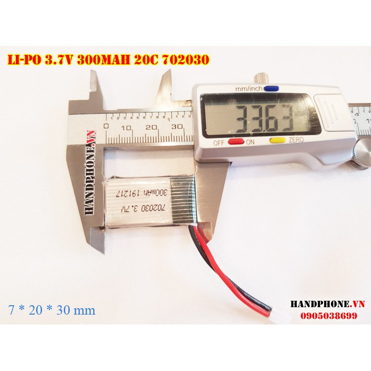 Pin Li-Po 3.7V 300mAh 702030 802030 dòng xả cao 20C 25C cho thiết bị RC: máy bay, ô tô điều khiển | BigBuy360 - bigbuy360.vn