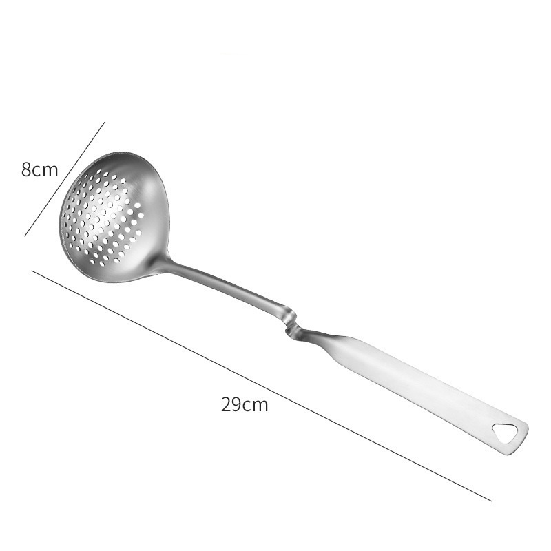 Muỗng Lưới Vớt Súp / Vá Múc Canh Bằng Thép Không Gỉ Tay Cầm Dài / Có Thể Tách / Muỗng Lớn Đa Năng
