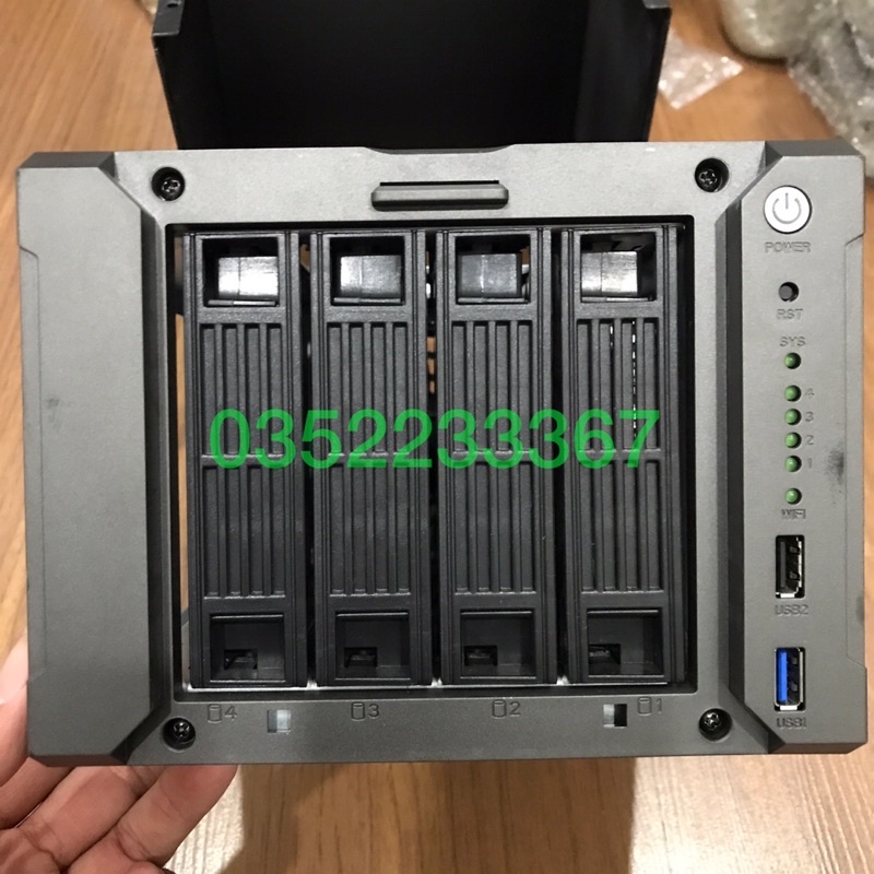 Nas j1900 Fake synology, 2 cổng mạng. Vỏ case HP gen8