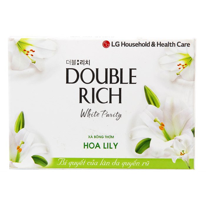 Xà bông cục Double Rich hộp 90g