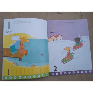 Bộ nhập - Usborne sticker book - First number