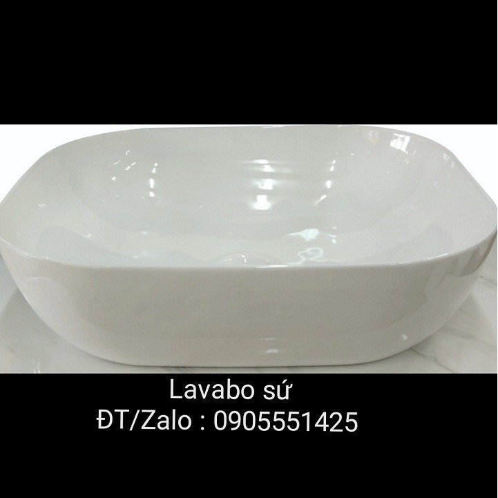 BỘ Lavabo sứ kèm Mặt bàn treo lavabo