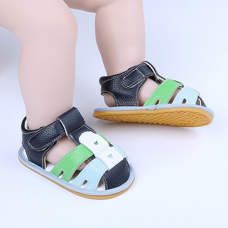 Giày sandal tập đi cho bé đế cao su mềm mại chống trơn trượt