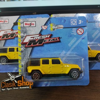 Maisto Mô Hình Xe Jeep Wrangler Tỉ Lệ 1: 64