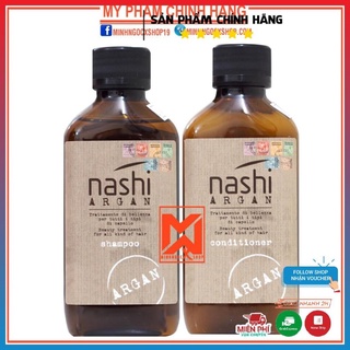 Nashi-chính hãng dầu gội xả phục hồi hư tổn nashi argan 200ml