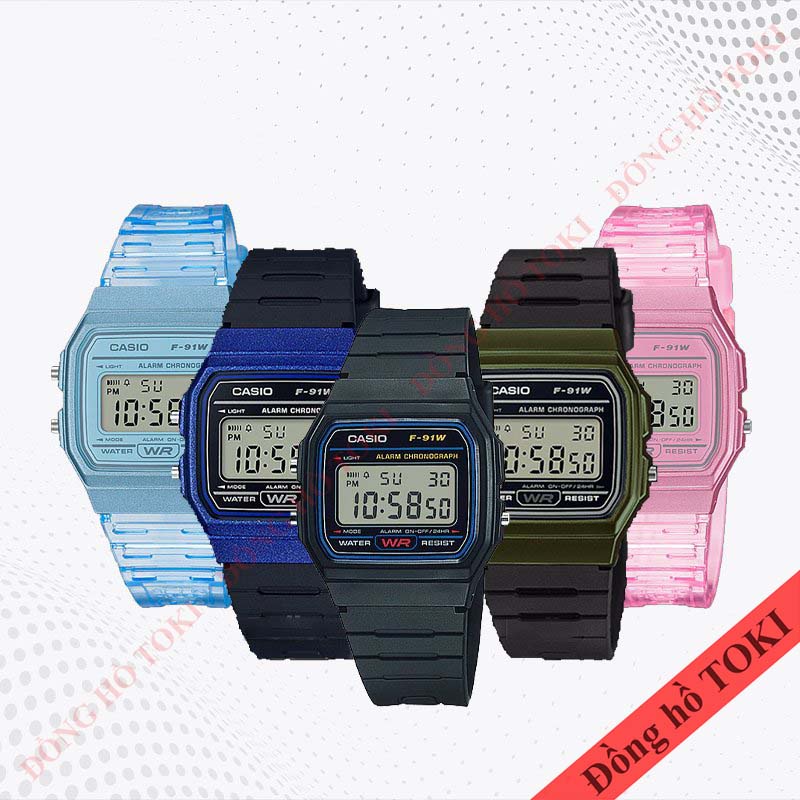 Pin thay cho đồng hồ đeo tay casio F-91W các màu