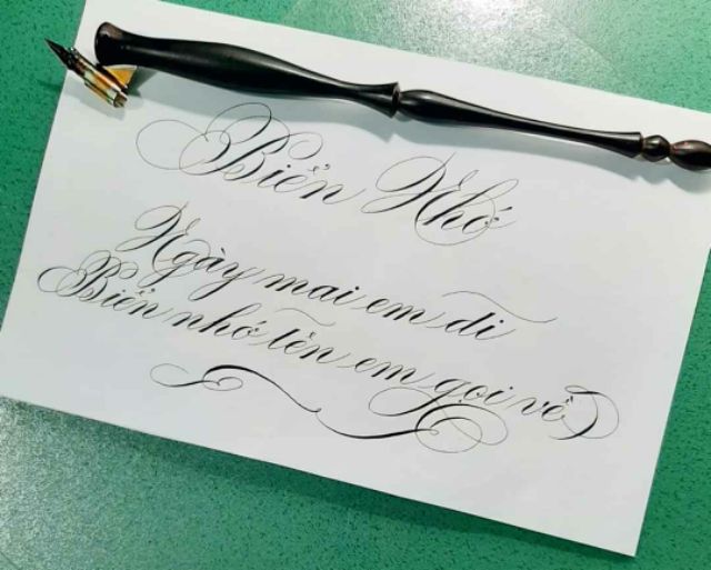 Giấy trắng viết calligraphy không nhòe, set 100 tờ