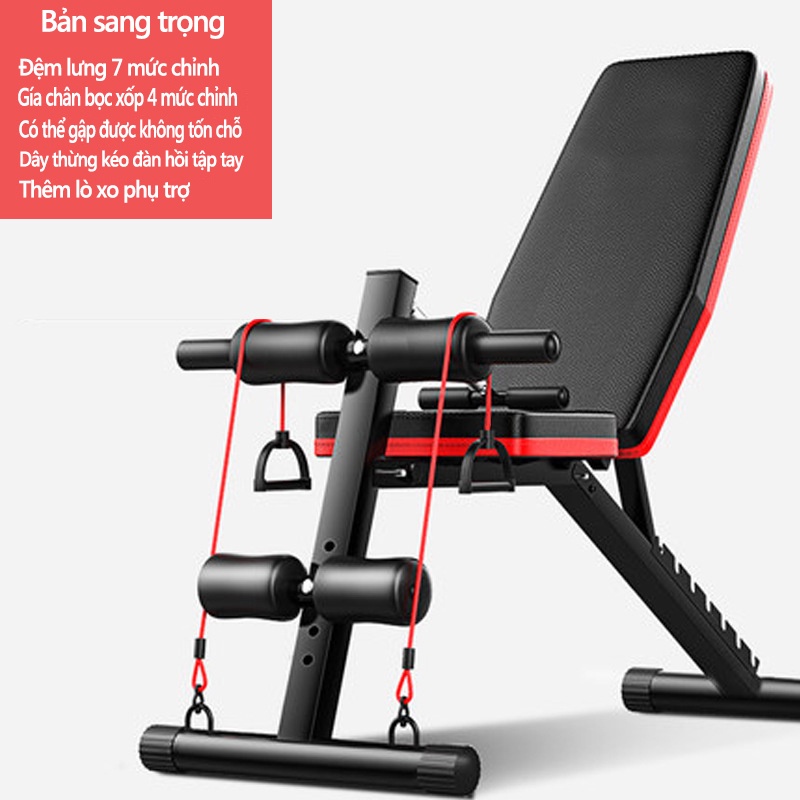 Ghế tập gym tập tạ 4 trong 1có thể gấp gọn đa chức năng   thể thao dụng cụ thể hình  nhà ghế băng tập tạ đẩy ghế tạ đòn